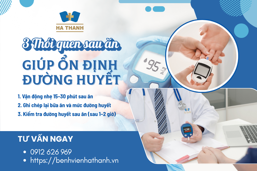3 Việc Cần Làm Sau Bữa Ăn Để Duy Trì Mức Đường Huyết Ổn Định