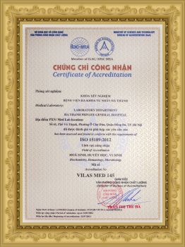 Bệnh viện Đa khoa Hà Thành đạt chứng nhận ISO 15189 : 2012 cho khoa Xét nghiệm